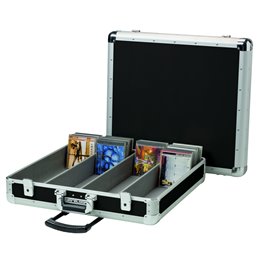 200 CD CASE TROLLEY BLACK