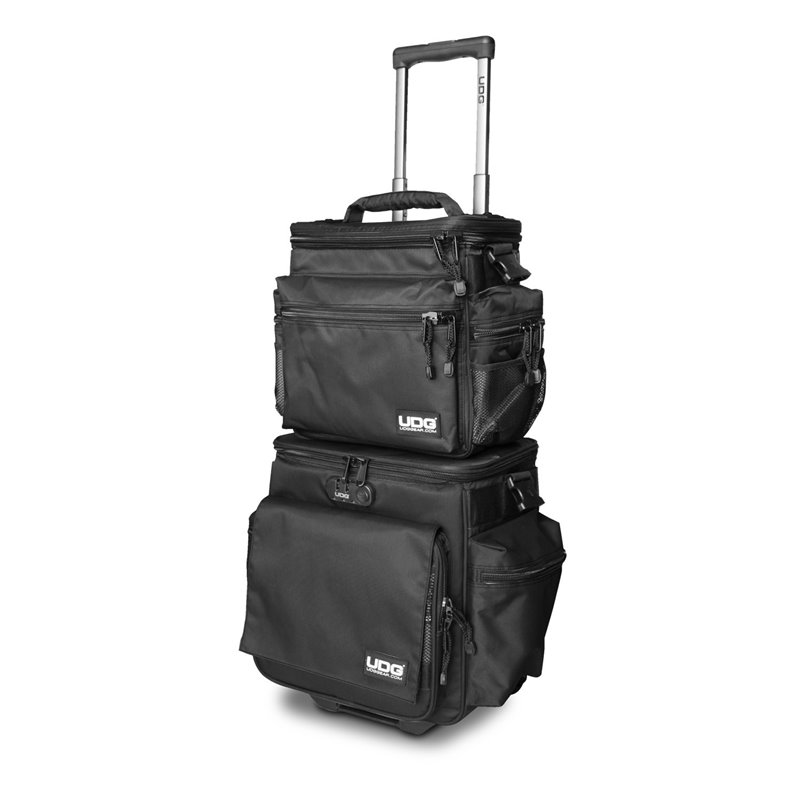 200 CD CASE TROLLEY BLACK - Valise Rangement 200 CD avec Trolley