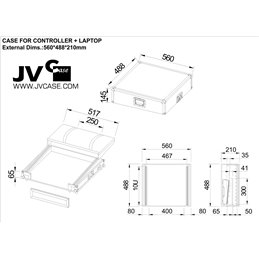 CASE FOR CONTROLLER + LAPTOP