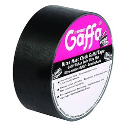 Rouleau Gaffer mat noir 50mm x 50m