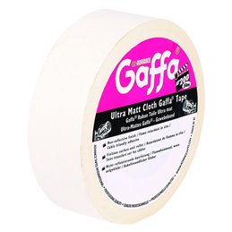 Rouleau Gaffer mat blanc 50mm x 50m