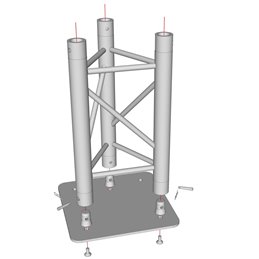 BT-TRUSS TRIO 29 - BASEPLATE