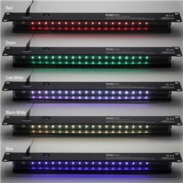Éclairage de Rack 19" à LED multicolores