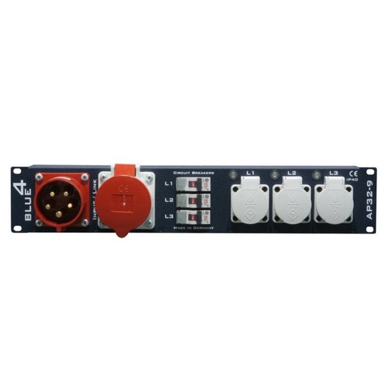 Multiprise secteur Schuko 9 prises rackable 19", 2U Multiprise secteur Schuko 9 prises rackable 19", 2U