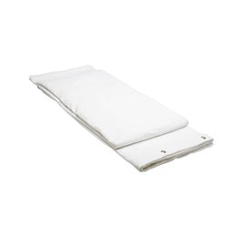 Molleton B1 blanc avec Oeillets acier bruni 3 x 3 m