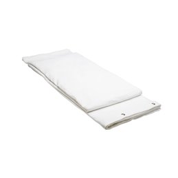 Molleton B1 blanc avec Oeillets acier bruni 4 x 3 m