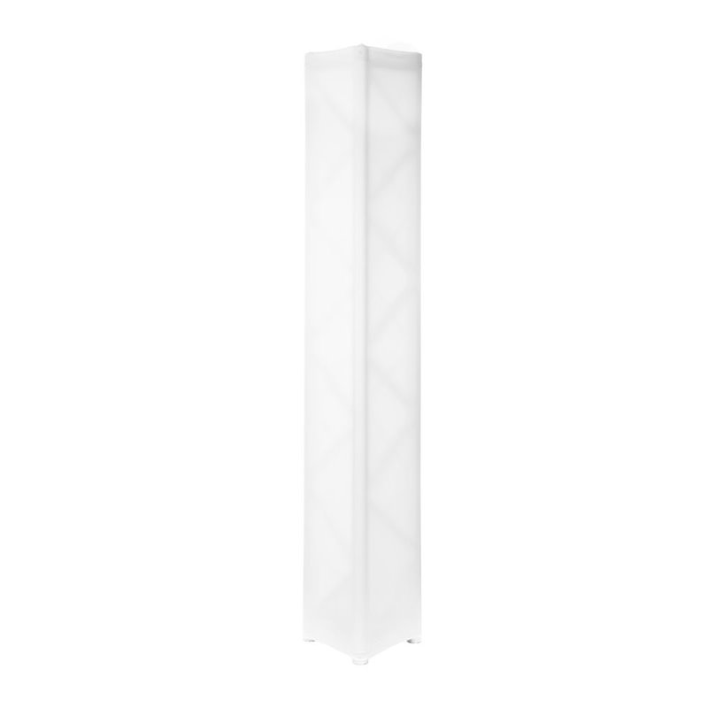 Housse pour structure B1, compatibles poutres section triangulaire et carrée, blanche, 0,5 m