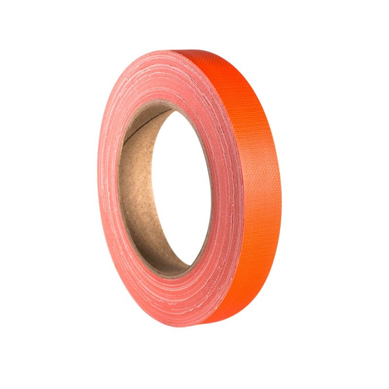 Rouleau Gaffer Orange Fluo 19mm x 25m