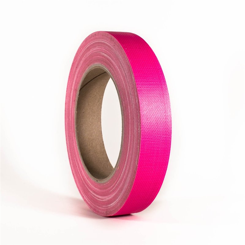 Rouleau Gaffer Rose Fluo 19mm x 25m