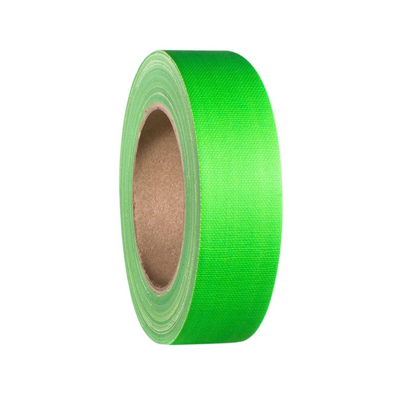 Rouleau Gaffer Vert Fluo 38mm x 25m