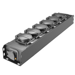DISTRIBUTEUR DE COURANT 6 PRISES CERTIFIÉES IP54 + ENTRÉE/SORTIE POWER TWIST TR1