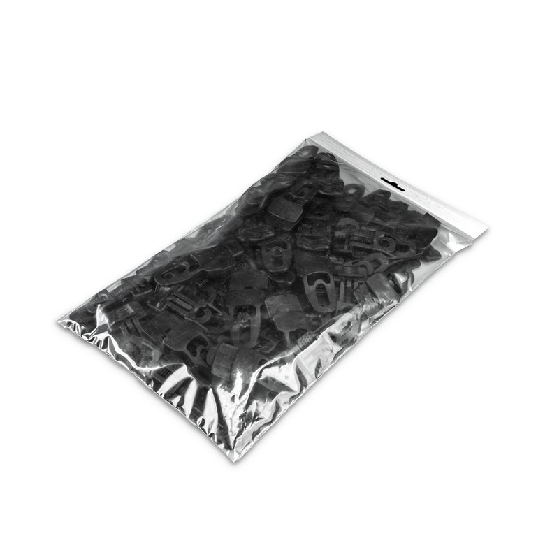 Bag Article Midi Clip for Molton black ( 50 Pcs. )