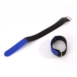 Serre-Câble Velcro 300 x 20 mm bleu
