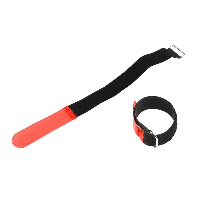 Serre-Câble Velcro 300 x 20 mm rouge