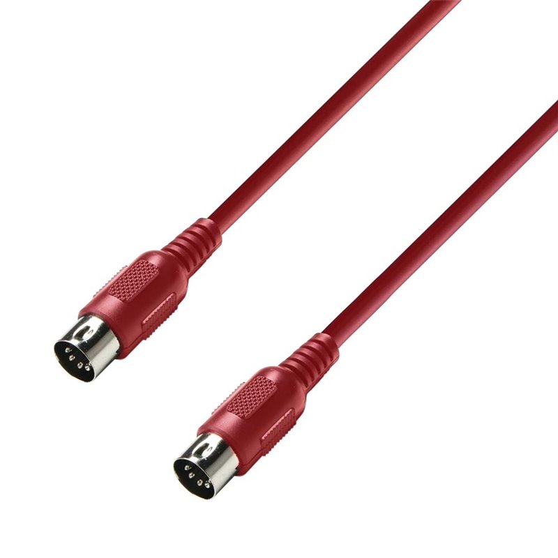 Câble MIDI 0,75 m rouge