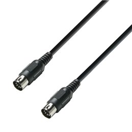 Câble MIDI 1,5 m noir