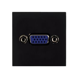 Plastron 45x45 - SVGA Noir