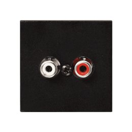 Plastron 45x45 ligne/phoenix Noir