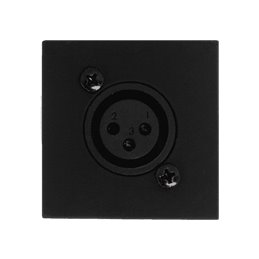 Plastron 45x45 mic/phoenix Noir