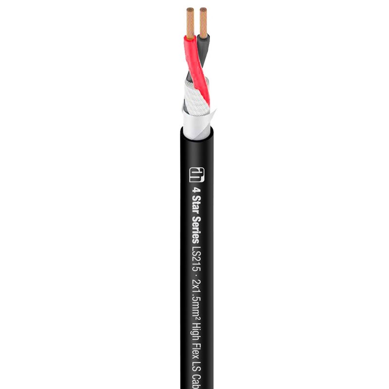 Sonoplay - Câble Haut-parleur 2 x 1,5 mm² noir Ce câble est spécial