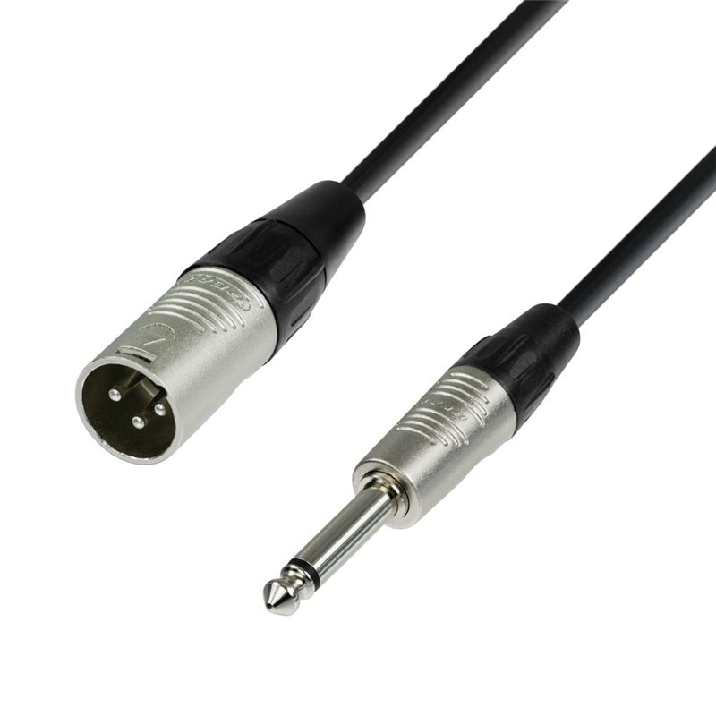 Câble Micro REAN XLR mâle vers Jack 6,35 mm mono 6 m