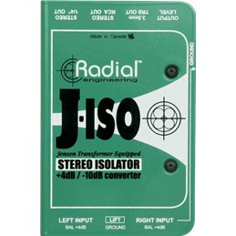 DI convertisseur stéréo -10/+4 dB