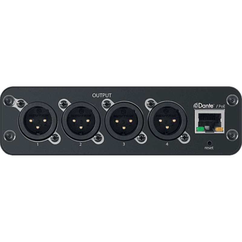 Interface audio réseau Dante 4 sorties - XLR