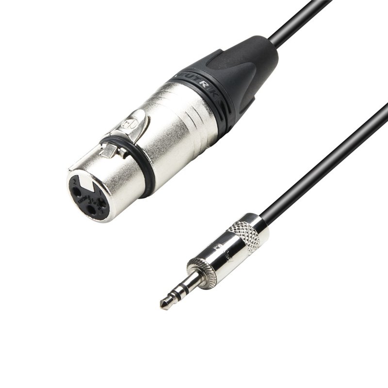Sonoplay - Câble Micro XLR femelle Neutrik vers Jack 3,5 mm stéréo