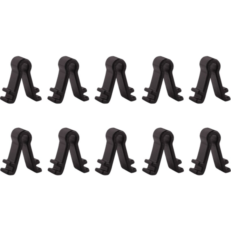 Fixe micro pour acc. TL noir 10 pcs Fixe micro pour acc. TL noir 10 pcs