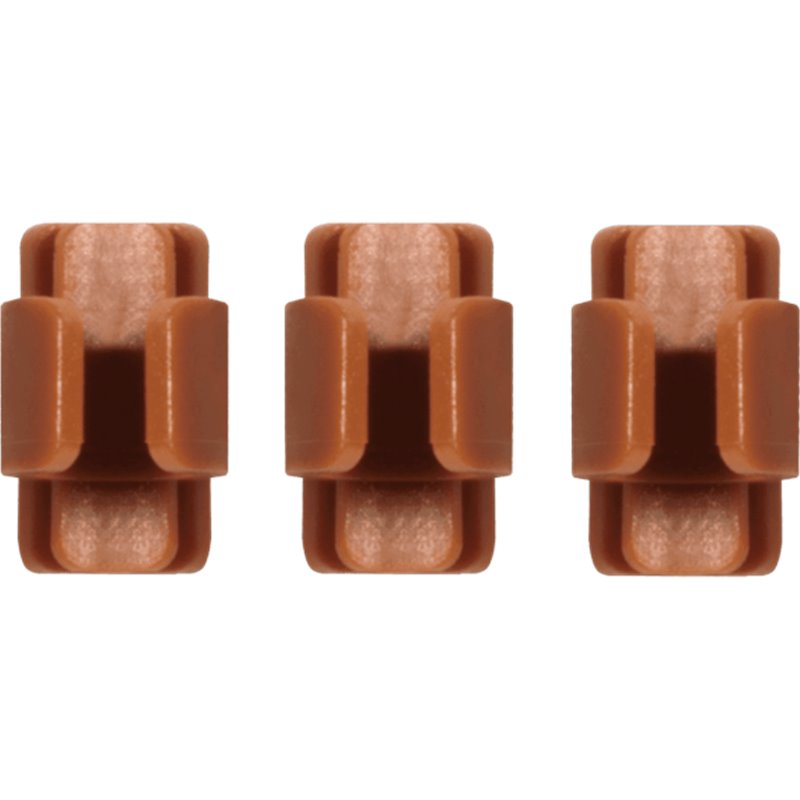 Clip passe-câble Serre-tête TH53 Brun 3 pcs