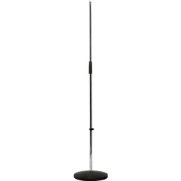 Pied de micro chrome