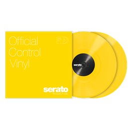 Yellow 12P vinyl control tone jaune, paire