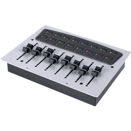 16 switchs, 25 LED 8 faders