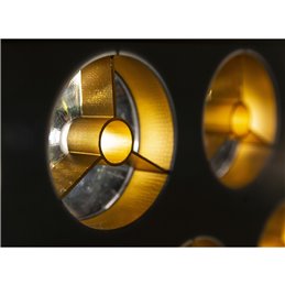 BT-NONABEAM set 9 louvers GOLD