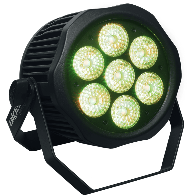 PAR LED IP65 - 7 x 12W HEX