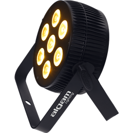 Projecteur à LED 7x10W 6-en-1 RGBWAU slim