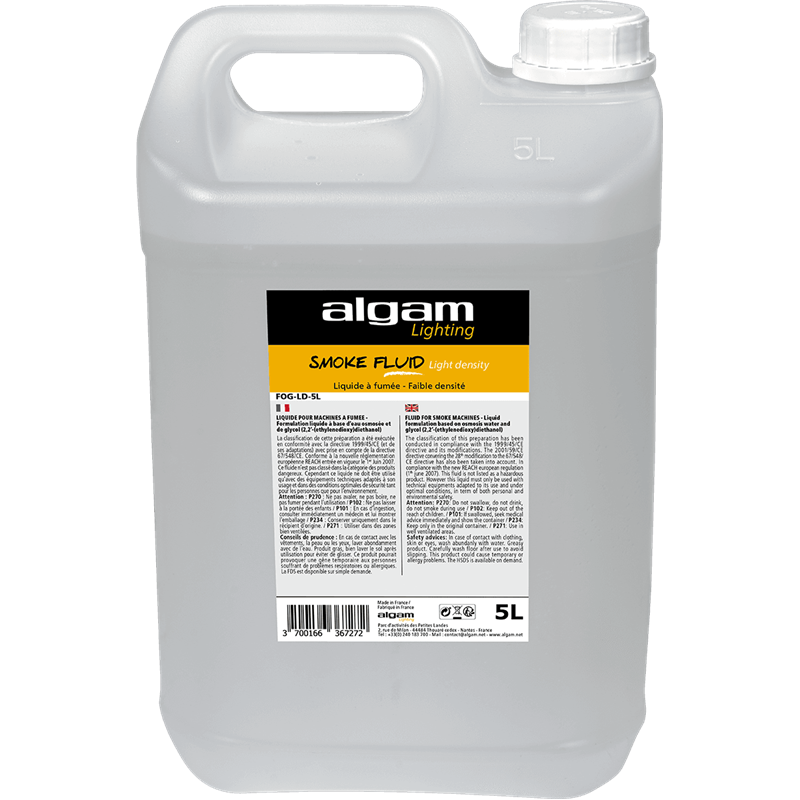 Liquide fumée faible densité 5L Liquide fumée faible densité 5L