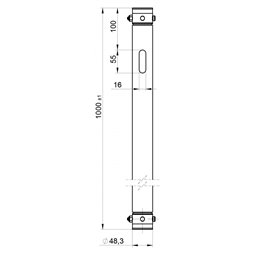 BT-TRUSS Tube BLK 1000