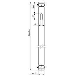 BT-TRUSS Tube BLK 2000