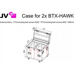 CASE for 2x BTX-HAWK