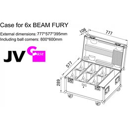 CASE for 6x BEAM FURY-1