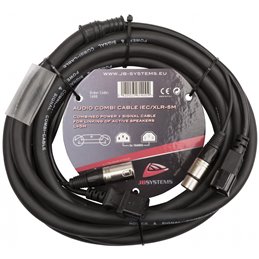 AUDIO COMBI CABLE IEC/XLR-5M