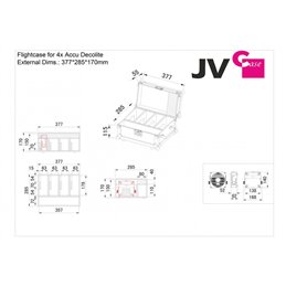 CASE FOR 4xACCU DECOLITE