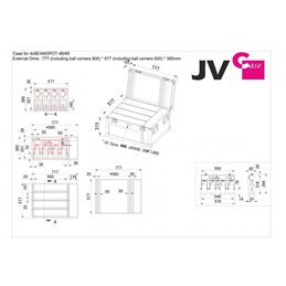 CASE FOR 4xBEAMSPOT-4BAR