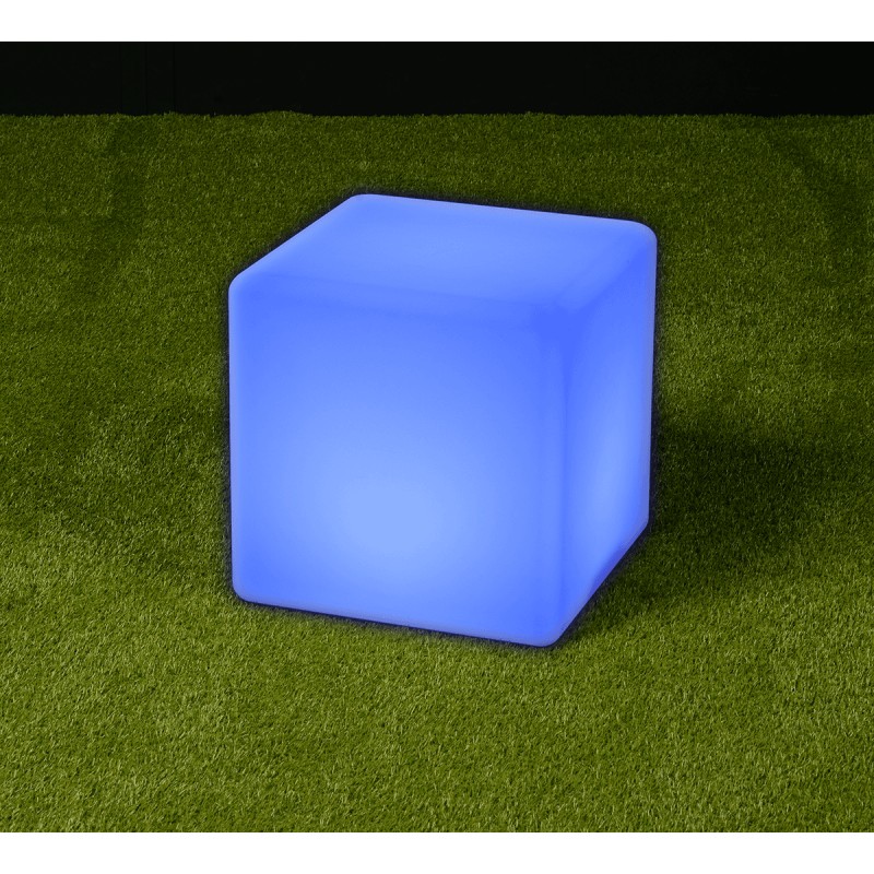 Cube de décoration lumineuse - 40 cm