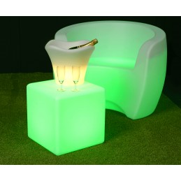 Cube de décoration lumineuse - 40 cm