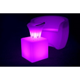 Cube de décoration lumineuse - 40 cm