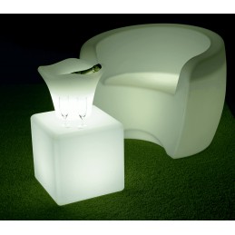 Cube de décoration lumineuse - 40 cm