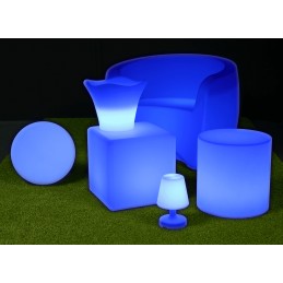 Cube de décoration lumineuse - 40 cm