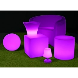 Cube de décoration lumineuse - 40 cm